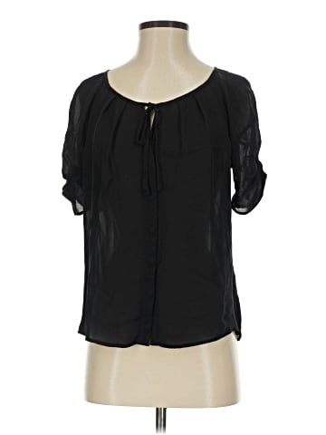 Joie Short Sleeve Silk Top (view 1)