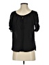 Joie 100% Silk Black Short Sleeve Silk Top Size XS - photo 1