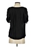 Joie 100% Silk Black Short Sleeve Silk Top Size XS - photo 2