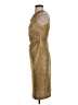 Xscape 100% Polyester Metallic Gold Cocktail Dress Size 4 - photo 5