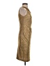 Xscape 100% Polyester Metallic Gold Cocktail Dress Size 4 - photo 4