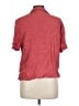 Frank And Oak Red Short Sleeve Blouse Size L - photo 2