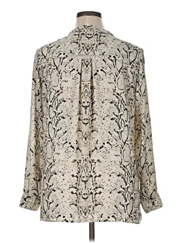 Rose + Olive Long Sleeve Blouse (view 2)