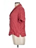 Frank And Oak Red Short Sleeve Blouse Size L - photo 5