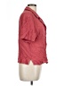 Frank And Oak Red Short Sleeve Blouse Size L - photo 4