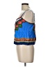 Vestique Blue Sleeveless Blouse Size L - photo 5