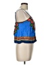 Vestique Blue Sleeveless Blouse Size L - photo 4