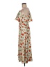 Alexia Admor 100% Polyester Floral Orange Casual Dress Size 6 - photo 5