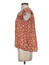 Everleigh 100% Rayon Orange Short Sleeve Blouse Size XS - photo 5