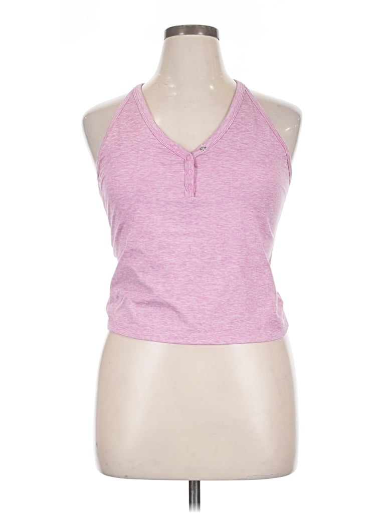 Pre-owned Sincerely Jules Tank Top Pink Halter Neckline Tops