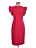 Calvin Klein Solid Red Cocktail Dress Size 4 - photo 1