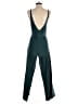 Line & Dot Solid Teal Jumpsuit Size XS - photo 2