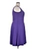Unbranded Solid Purple Cocktail Dress Size XXL - photo 4