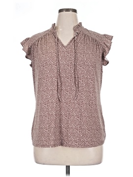 Adrianna Papell Short Sleeve Blouse