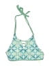 B.Swim Print Blue Swimsuit Top Size L - photo 1