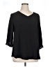 Your Style 100% Polyester Black 3/4 Sleeve Top Size XL - photo 1