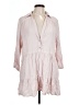 Zara Pink 3/4 Sleeve Button-Down Shirt Size L - photo 1