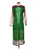 Unbranded Green Casual Dress Size S (estimated) - photo 2