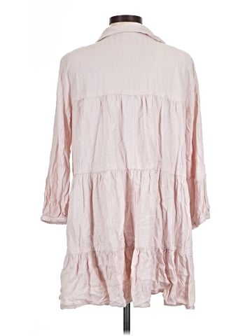 Zara 3/4 Sleeve Button-Down Shirt (view 2)