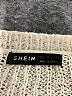 Shein 100% Polyester Metallic Ivory Pullover Sweater Size S - photo 7