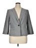 Le Suit 100% Polyester Gray Blazer Size 14 - photo 1