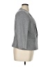Le Suit 100% Polyester Gray Blazer Size 14 - photo 4