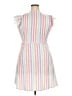 Unbranded 100% Polyester Stripes White Casual Dress Size XXL - photo 2