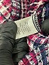 Christopher & Banks Plaid Purple Jacket Size S - photo 7