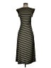 Glamaker Stripes Green Casual Dress Size S - photo 1
