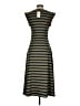 Glamaker Stripes Green Casual Dress Size S - photo 2