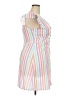 Unbranded 100% Polyester Stripes White Casual Dress Size XXL - photo 4