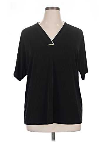 Ellen Tracy Short Sleeve Blouse (view 1)