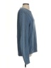 Michael Kors 100% Cotton Chevron-herringbone Blue Pullover Sweater Size S - photo 4