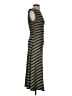 Glamaker Stripes Green Casual Dress Size S - photo 4