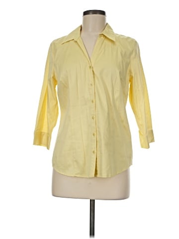 212 Collection 3/4 Sleeve Button-Down Shirt (view 1)