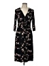 Chaps Floral Black Casual Dress Size L - photo 1