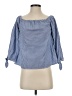 Vineyard Vines 100% Cotton Blue 3/4 Sleeve Blouse Size 2 - photo 1