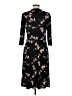 Chaps Floral Black Casual Dress Size L - photo 2