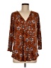 Beacon Brown 3/4 Sleeve Blouse Size M - photo 1