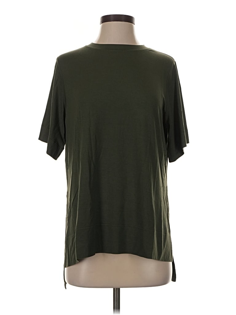 ADAY Short Sleeve T-Shirt: Green Tops - Size Small