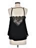 Lush 100% Polyester Black Sleeveless Blouse Size M - photo 2