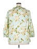 Tuckernuck Floral Teal 3/4 Sleeve Blouse Size XXL - photo 2