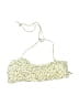 H&M Polka Dots Gold Swimsuit Top Size 8 - photo 1