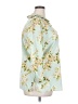 Tuckernuck Floral Teal 3/4 Sleeve Blouse Size XXL - photo 4