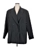 Scoop Stripes Gray Blazer Size 2X - photo 1