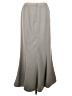 Metrostyle 100% Polyester Solid Gray Formal Skirt Size 12 (tall) - photo 1