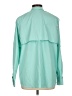 Unbranded 100% Polyester Teal Long Sleeve Blouse Size L - photo 2