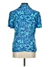 Carlisle 100% Silk Blue Short Sleeve Silk Top Size 6 - photo 2
