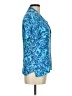 Carlisle 100% Silk Blue Short Sleeve Silk Top Size 6 - photo 4
