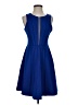 Guess Color Block Blue Cocktail Dress Size 4 - photo 1